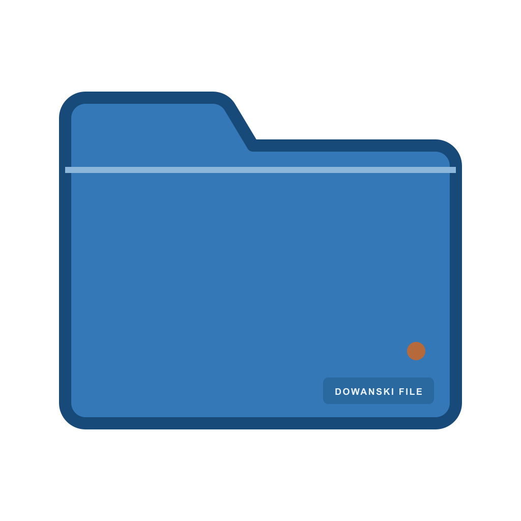 A branded blue project folder representing the original compact build packet.